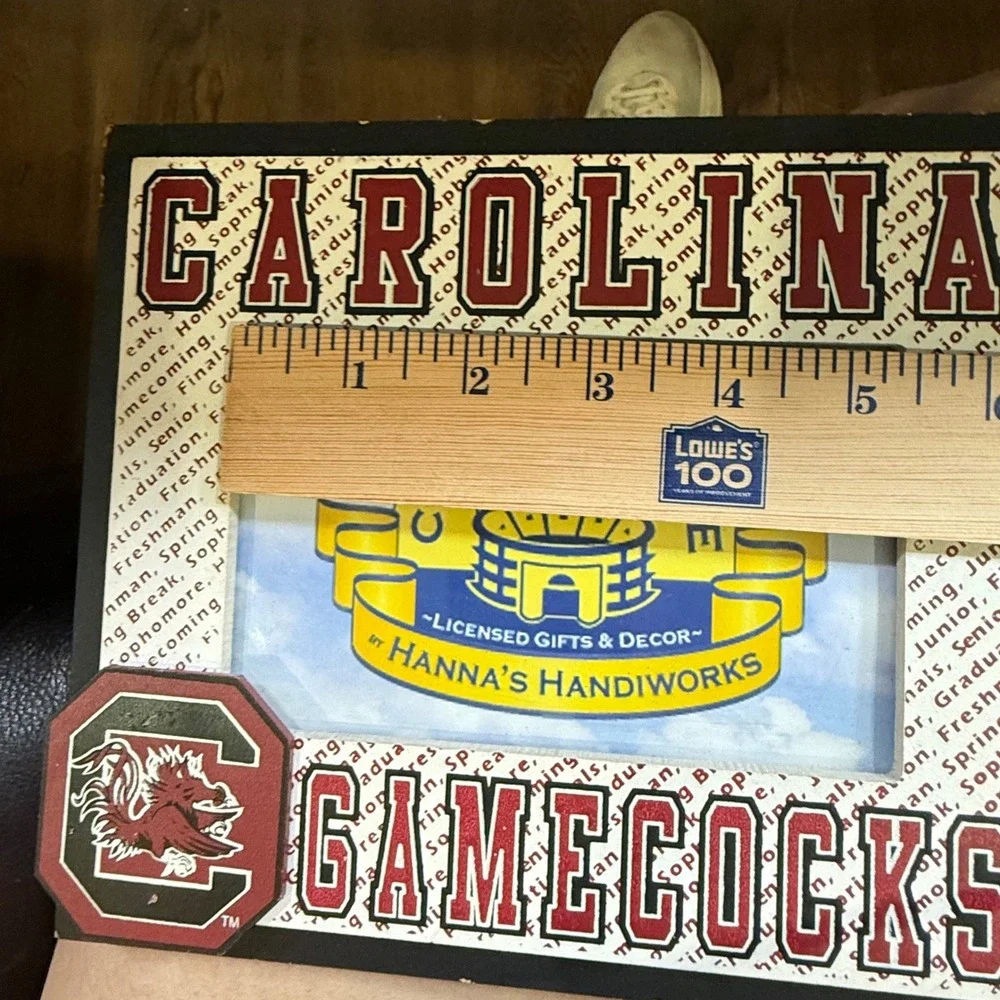 Hanna's Handiworks USC Gamecocks 4x6 Picture Photo Frame Garnet Black NCAA Fan